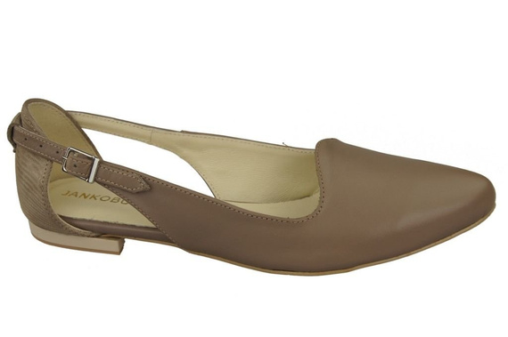 Dámské sandály Cappuccino Přírodní kůže 127 ElitaBut