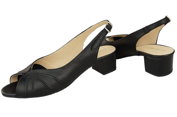 Dámská obuv Přírodní kůže Sandály Black 991 ElitaBut