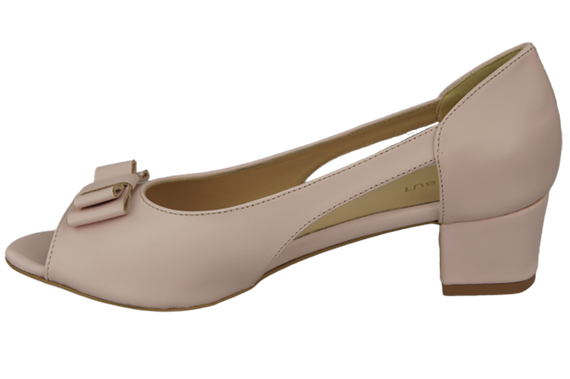 Dámské sandály Powder Pink Natural Leather 145 ElitaBut