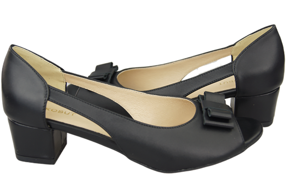 Dámská obuv Sandály Černá přírodní kůže 145 ElitaBut