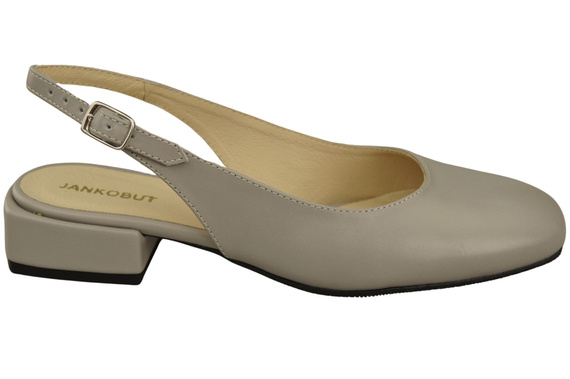 Dámská obuv Sandály Bright Ash Flat Heel Natural Leather 206 ElitaBut