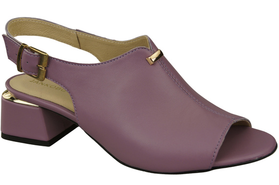 Dámská obuv Sandály Lila zlatá přezka Přírodní kůže 198 ElitaBut