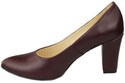 Dámská obuv Maroon Natural Leather pumps 170 ElitaBut