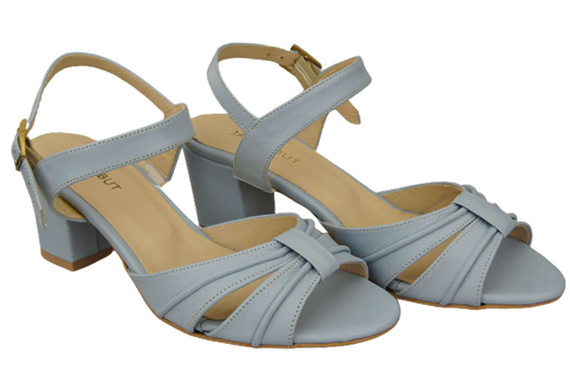 Dámská obuv Sandály Light Blue Natural Leather 168 ElitaBut
