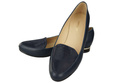 Dámské baletní boty Lords z přírodní kůže Navy blue 908 ElitaBut