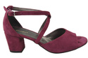 Dámská obuv Sandály Bordo leather Suede 111 ElitaBut