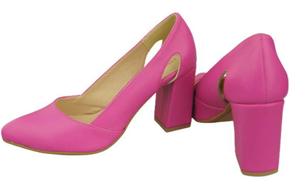 Dámská obuv Fuchsiové lodičky Přírodní kůže 184 ElitaBut