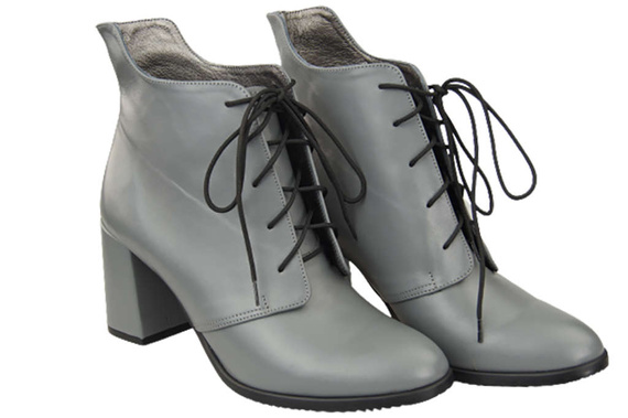 Dámské šněrovací boty Ash leather Jaro/Podzim přírodní kůže 174 L ElitaBut