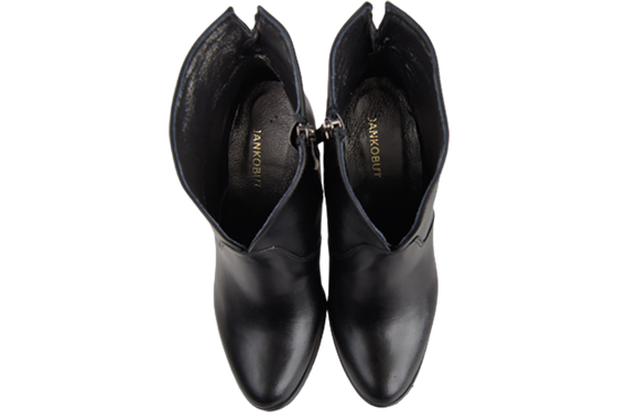 Dámské kozačky černé Jaro/Podzim přírodní kůže 152 L ElitaBut