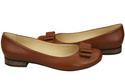 Dámské baletní boty Natural Leather Brown 702 ElitaBut