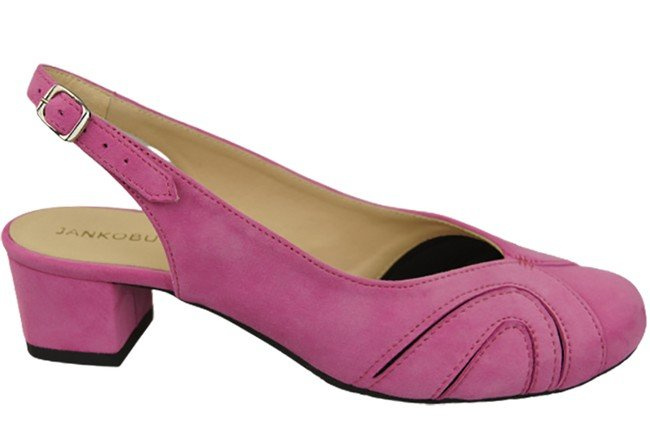 Dámské sandály z přírodní kůže Fuchsia 842 Z ElitaBut