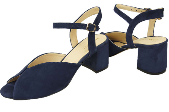 Dámská obuv Sandály Námořnická modrá semišová kůže 185 ElitaBut