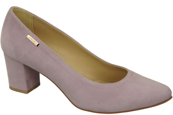 Dámská obuv Bright Lilac Natural Suede Leather 106 ElitaBut