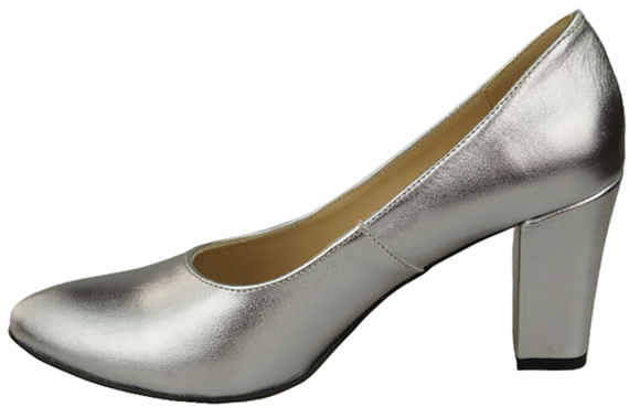 Dámská obuv Silver Natural Leather pumps 170 ElitaBut