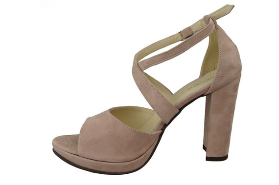 Dámská obuv Sandály Růžová přírodní kůže 114 ElitaBut