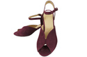 Dámská obuv Sandály Maroon Natural Leather Suede 185 ElitaBut