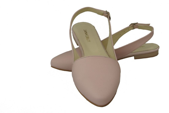 Dámská obuv Sandály Powder Pink Natural Leather 996 ElitaBut