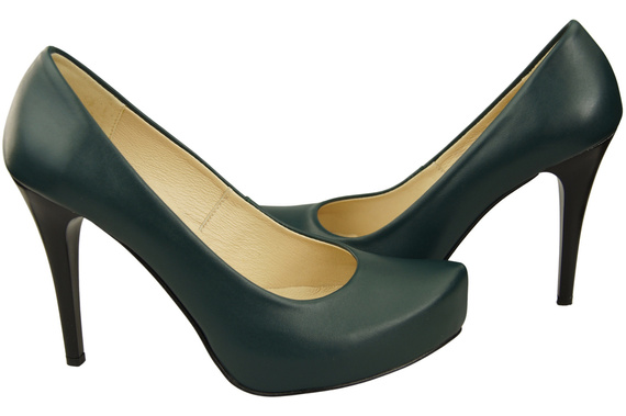 Dámské lodičky Malachite Stiletto z přírodní kůže 205 ElitaBut