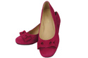 Dámská obuv Purple Natural Leather Suede pumps 163 ElitaBut