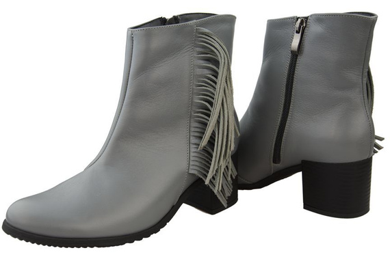 Obuv Dámské boty z přírodní kůže 935