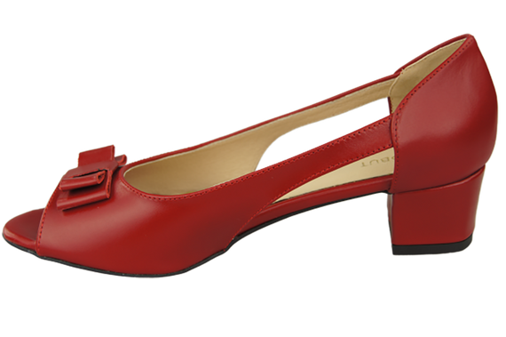 Dámská obuv Sandály Červená přírodní kůže 145 ElitaBut