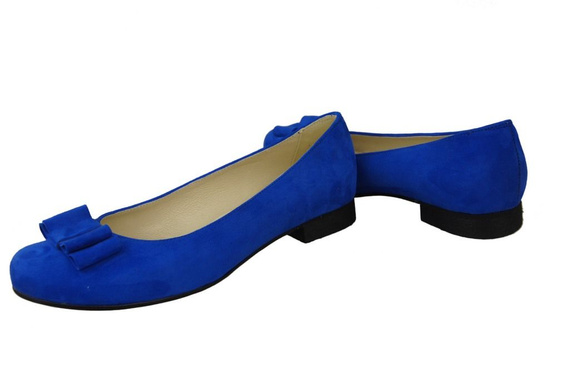 Dámské baleríny Azure Natural Leather 126 ElitaBut