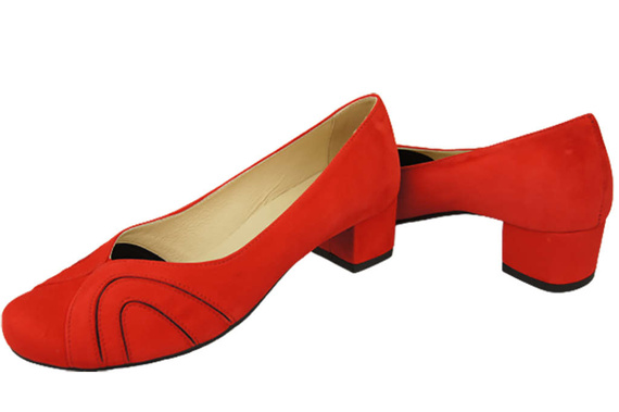 Dámská obuv Dámská obuv z přírodní kůže Červená 786 Z ElitaBut