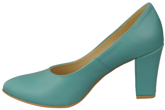 Dámská obuv Tyrkysové lodičky Přírodní kůže 170 ElitaBut