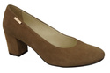 Dámská obuv Olive Natural Leather Suede pumps 125 ElitaBut