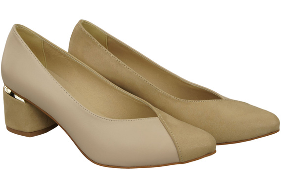 Výjimečné dámské boty Cappuccino Bright Natural Leather Feel the Luxury on Your Feet 191 ElitaBut