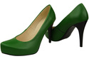Dámská obuv Zelené lodičky Stiletto z přírodní kůže 205 ElitaBut