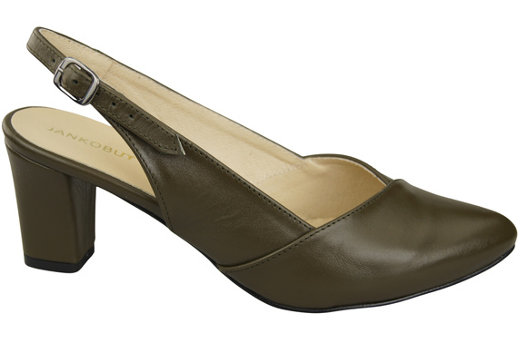 Dámská obuv Olive Stiletto Sandály Natural Leather 217 ElitaBut