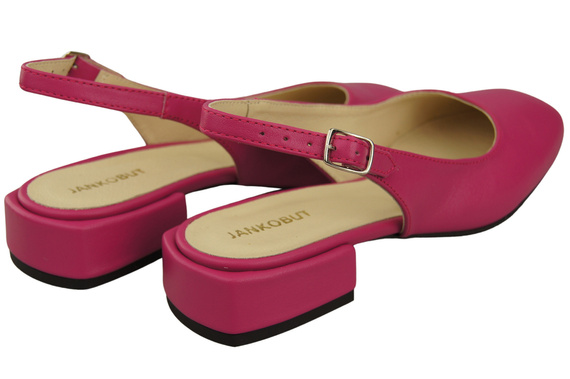 Dámské sandály na plochém podpatku z přírodní kůže 206 ElitaBut