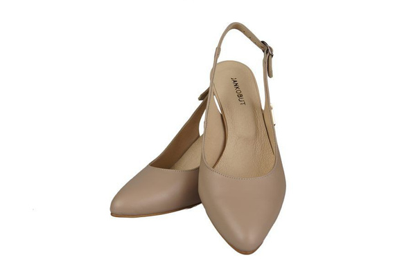 Dámská obuv Sandály z přírodní kůže Cappuccino Lico 910 ElitaBut