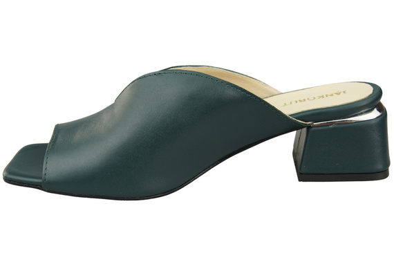 Dámská obuv Žabky na podpatku Malachite Natural Leather 210 ElitaBut