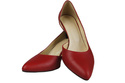 Dámská obuv Dámské lodičky z přírodní kůže Červená 900 ElitaBut
