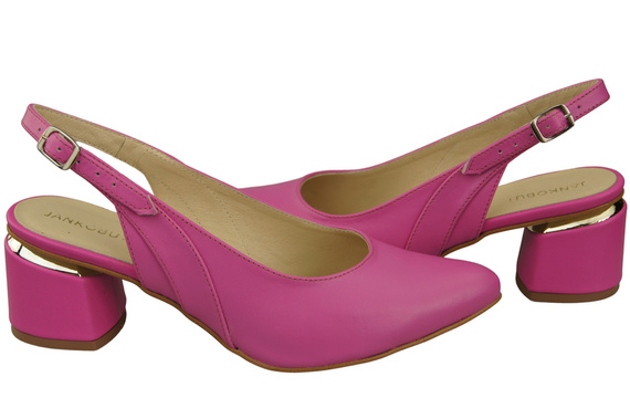 Dámská obuv Sandály Fuchsia Přírodní kůže 196 ElitaBut