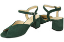Dámská obuv Sandály Zelená semišová kůže 185 ElitaBut