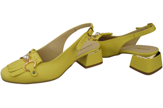 Dámská obuv Lemon Sandály zdobené třásněmi Přírodní kůže 208 ElitaBut