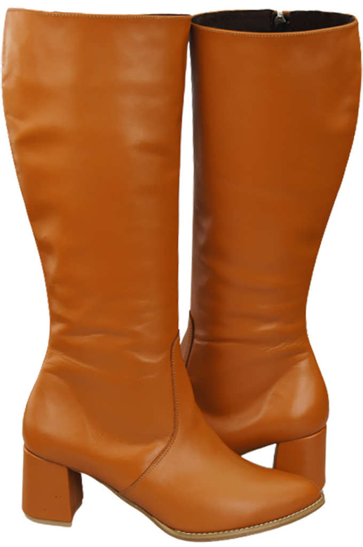 Dámské kozačky Classic přírodní kůže Červená 175 ElitaBut