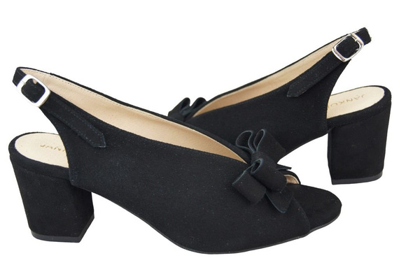 Dámská obuv Sandály Černá přírodní kůže 148 ElitaBut