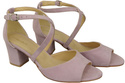 Dámská obuv Sandály Bright Lilac Natural Leather 111 ElitaBut