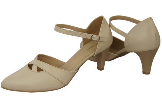 Dámská obuv Sandály béžové přírodní kůže 151 ElitaBut