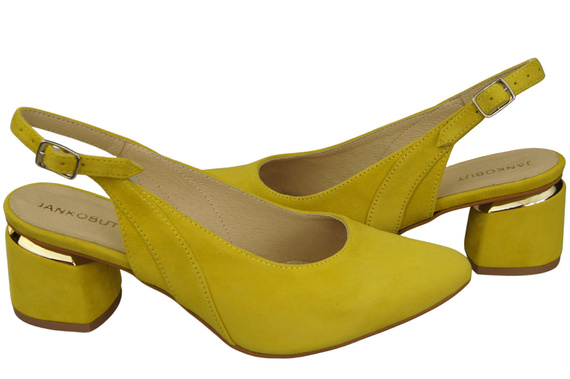 Dámské sandály z přírodní semišové kůže Lemon Elegance and Comfort 196 From ElitaBut