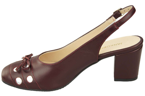 Dámská obuv Sandály Maroon Natural Leather 167 ElitaBut