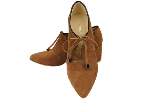 Dámská obuv Caramel Natural Velour Leather 183 ElitaBut