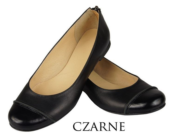 Dámské baletní boty Natural Leather Black 759 ElitaBut