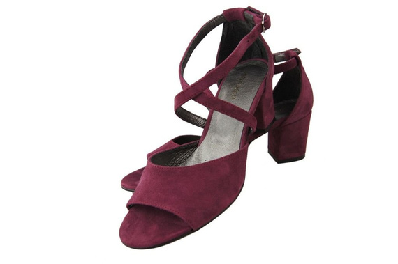 Dámská obuv Sandály Bordo leather Suede 111 ElitaBut