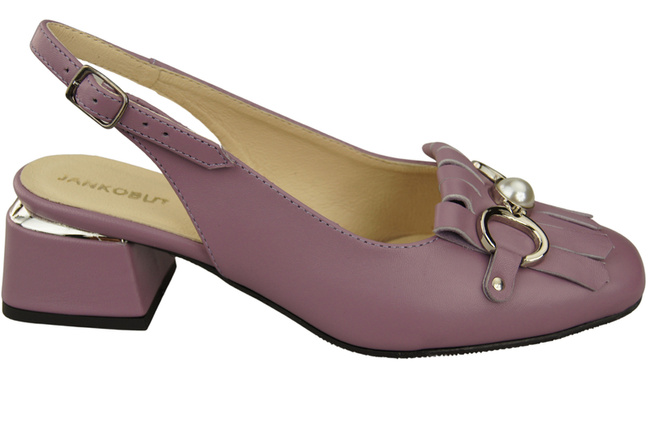 Dámská obuv Lila Sandály zdobené třásněmi Přírodní kůže 208 ElitaBut