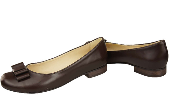 Dámské baletní boty z přírodní kůže 702 ElitaBut